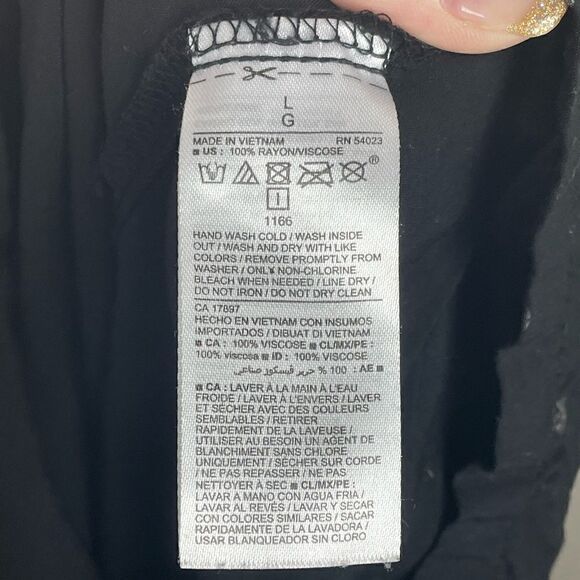 Pre-Owed Old Navy Womens Black Polka Dot Romper Size L - Picture 5 of 5